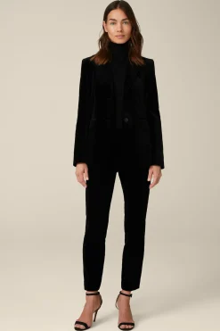Samt-Blazer In