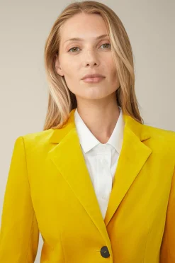 Samt-Blazer In