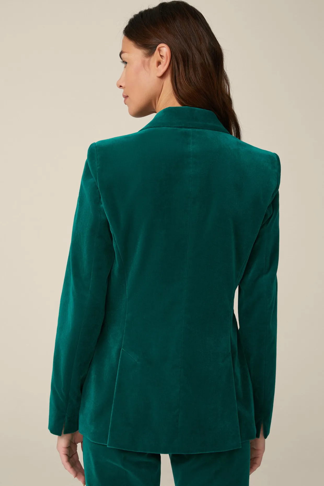 Samt-Blazer In
