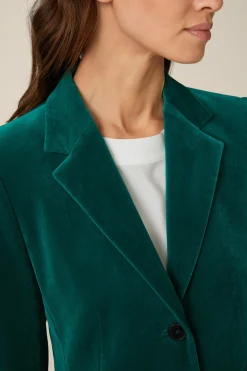 Samt-Blazer In