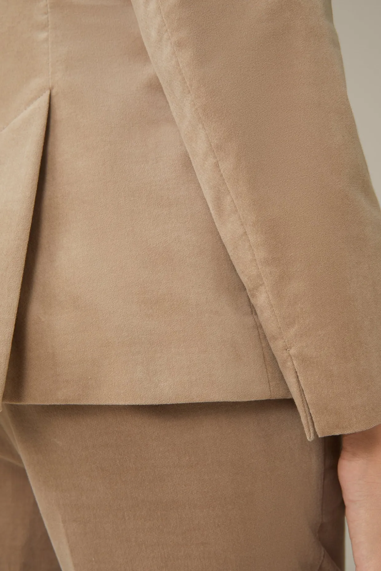 Samt-Blazer In