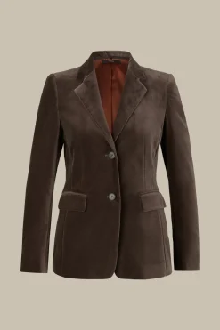 Samt-Blazer In