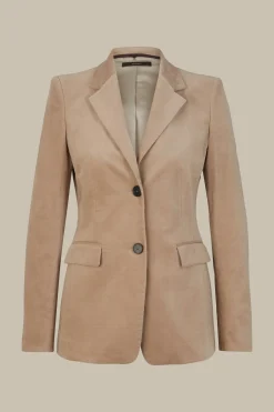 Samt-Blazer In
