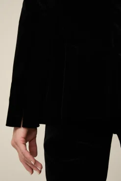 Samt-Blazer In