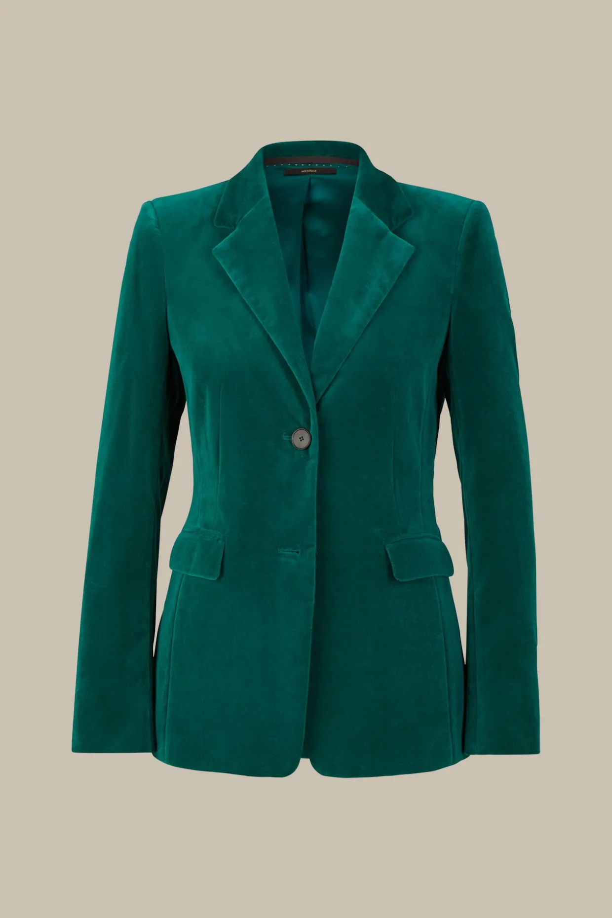 Samt-Blazer In