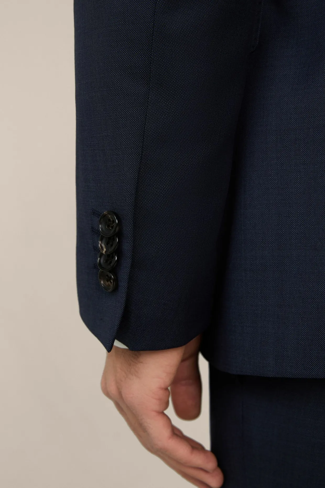 Schurwoll-Baukasten-Sakko Sera In Navy