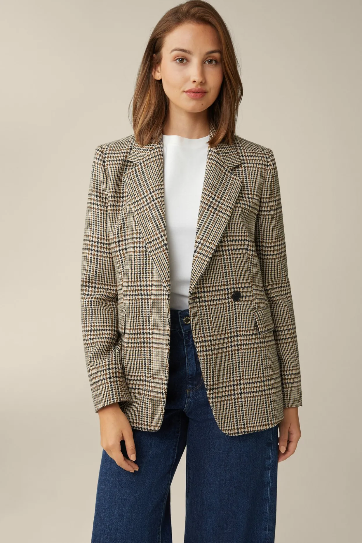 Schurwoll-Blazer In