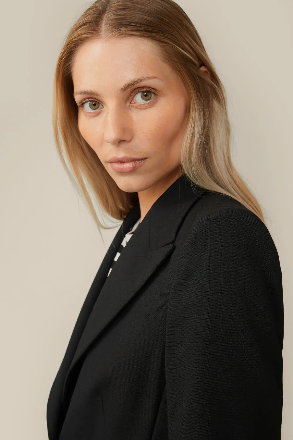 Schurwoll-Blazer In