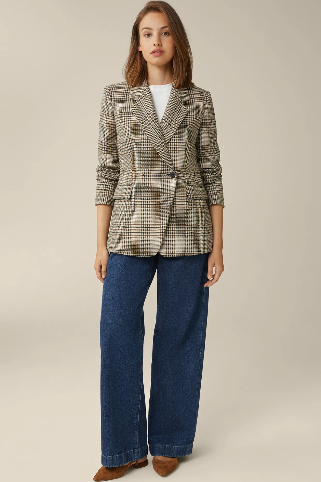 Schurwoll-Blazer In