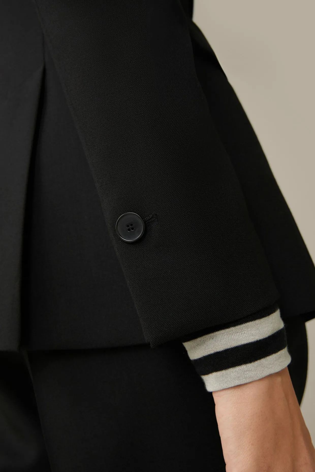 Schurwoll-Blazer In