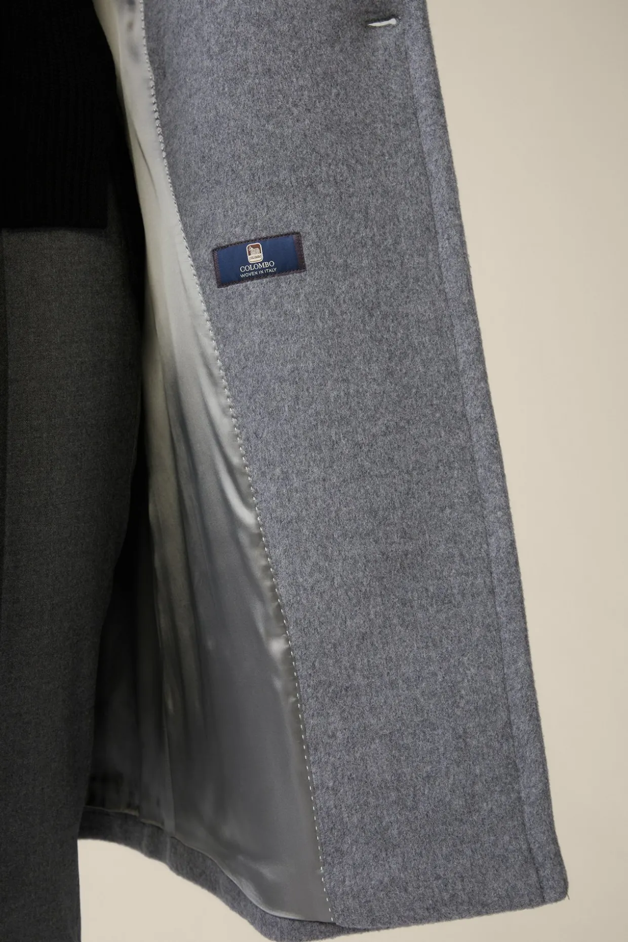 Schurwoll-Caban-Mantel Mit Cashmere In