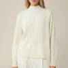 Schurwoll-Cashmeremix-Ripp-Strick-Pullover In