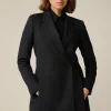 Schurwoll-Doppelreiher-Blazer In