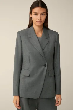 Schurwoll-Longblazer In