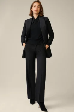 Schurwoll-Marlene-Hose In