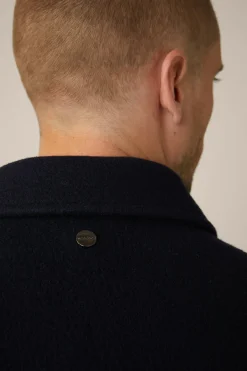 Schurwollmix-Blouson Stilo Mit Hemdkragen In