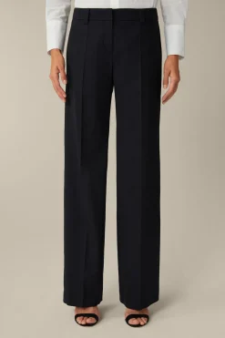 Schurwoll-Stretch-Anzug-Hose In