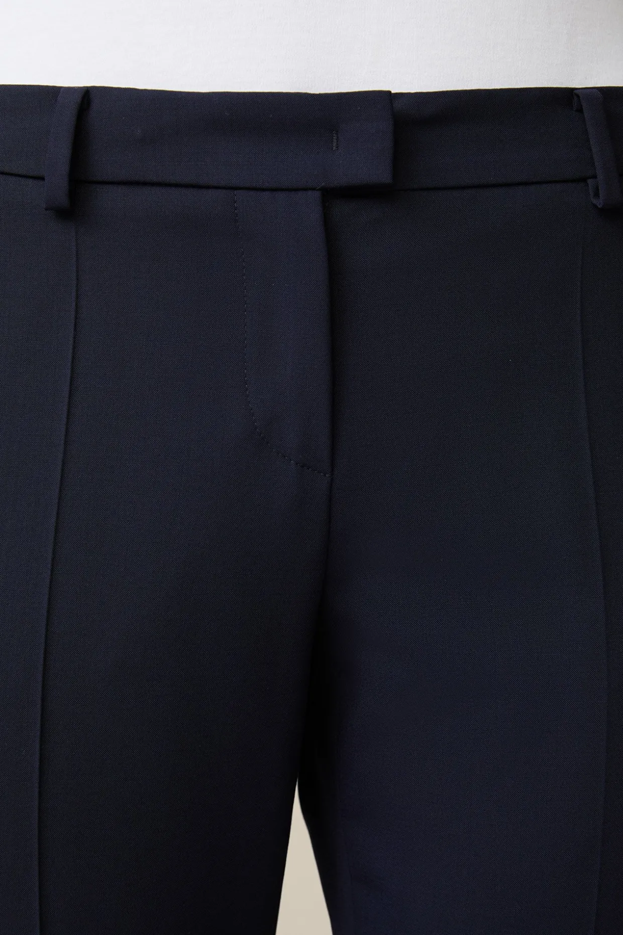 Schurwollstretch-Anzug-Hose In