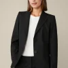 Schurwoll-Stretch-Blazer In