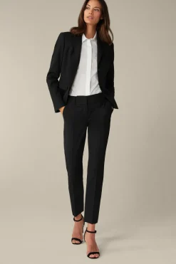 Schurwoll-Stretch-Blazer In
