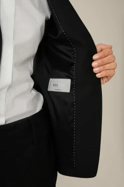 Schurwoll-Stretch-Blazer In