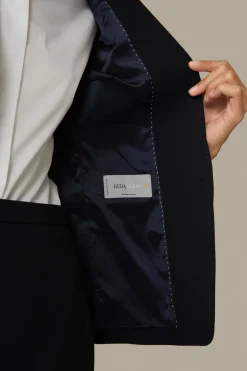Schurwoll-Stretch-Blazer In