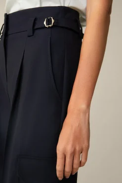Schurwollstretch-Cargo-Marlene-Hose In