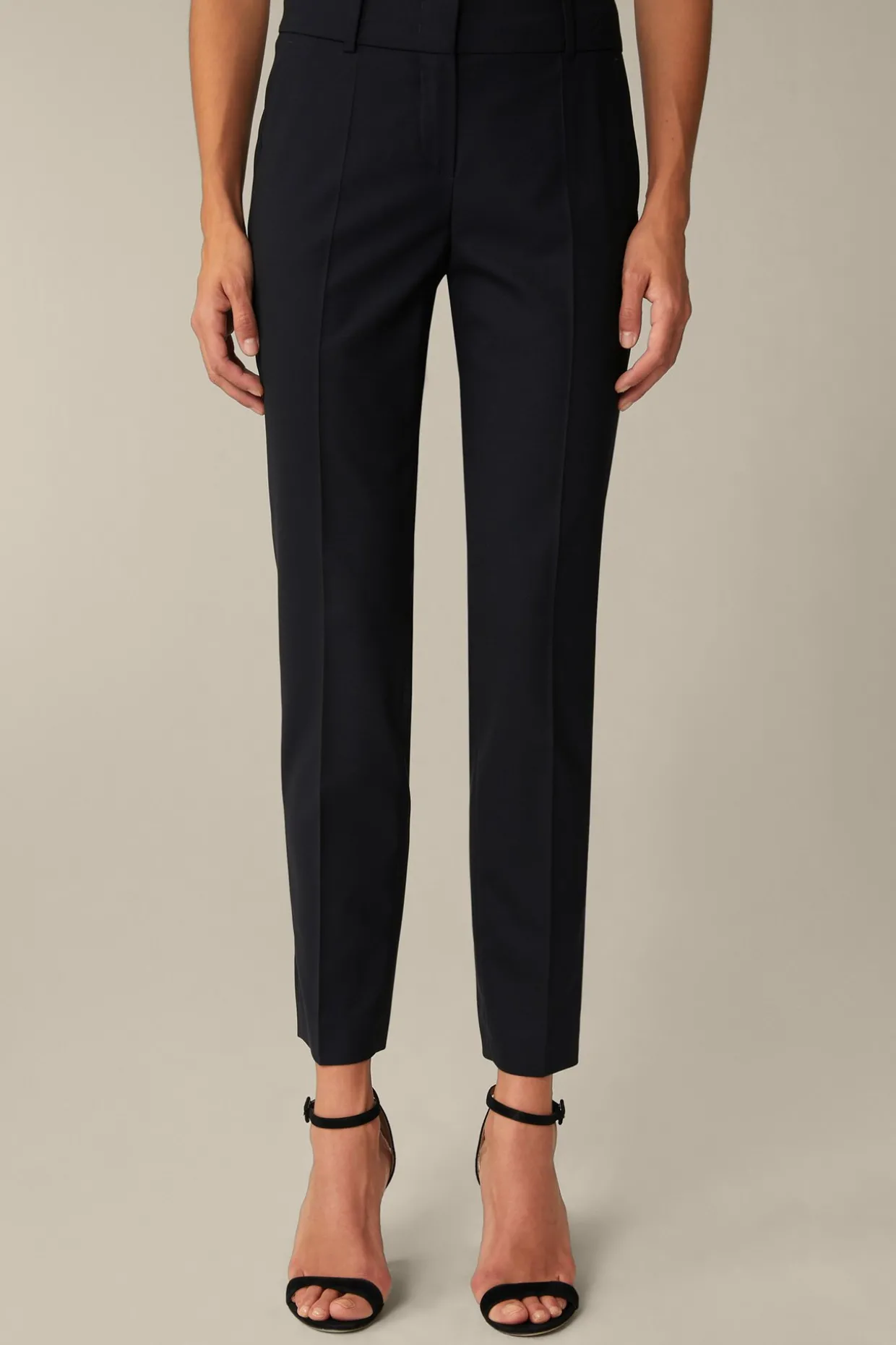 Schurwoll-Stretch-Hose In