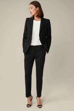 Schurwoll-Stretch-Hose In