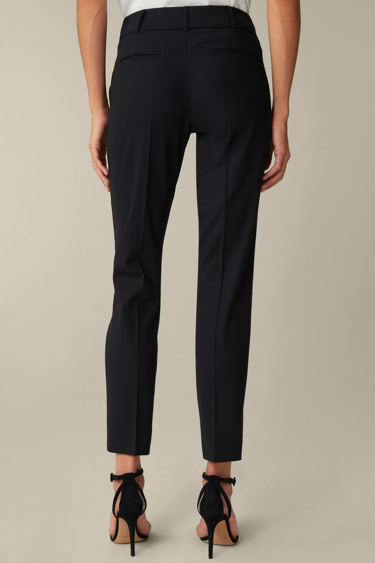 Schurwoll-Stretch-Hose In