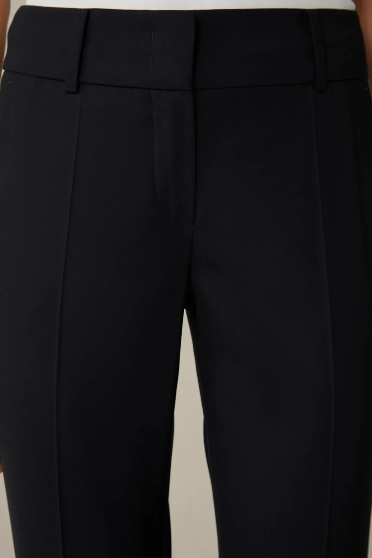 Schurwoll-Stretch-Hose In