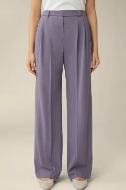 Schurwollstretch-Marlene-Hose In