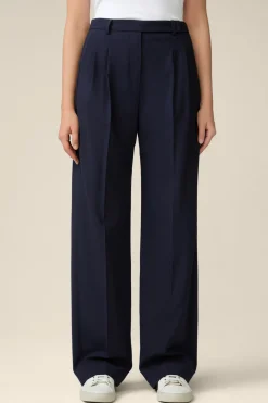 Schurwollstretch-Marlene-Hose In