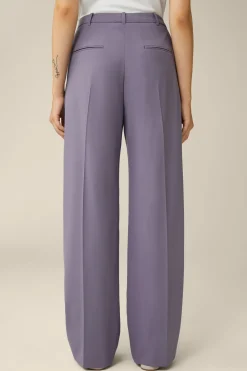 Schurwollstretch-Marlene-Hose In