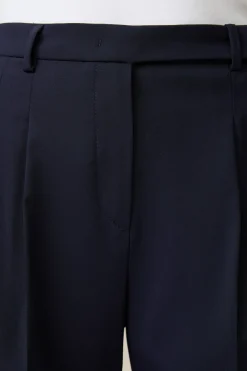 Schurwollstretch-Marlene-Hose In