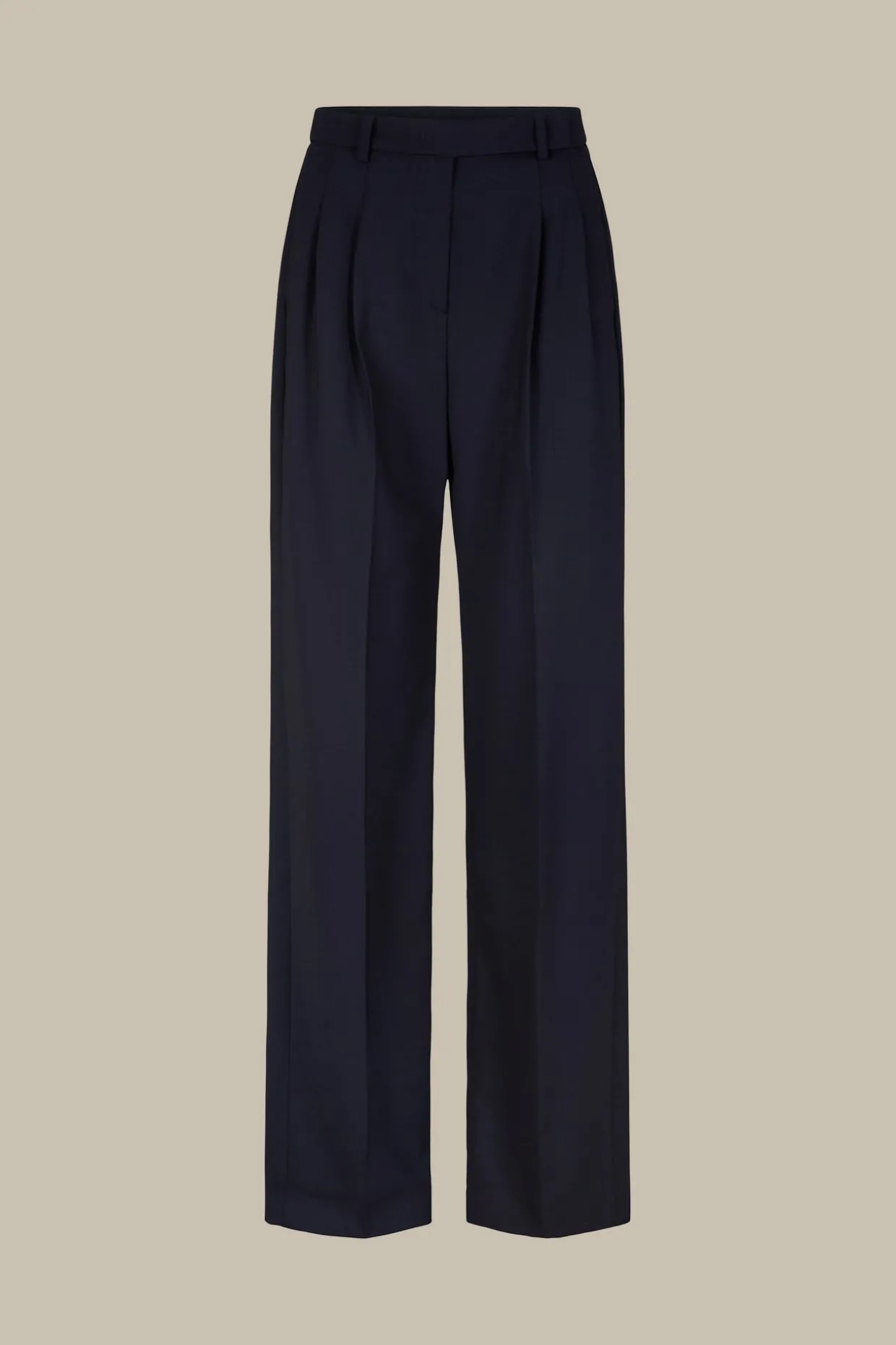 Schurwollstretch-Marlene-Hose In