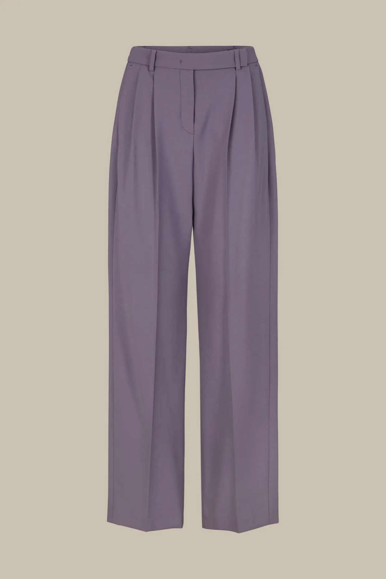 Schurwollstretch-Marlene-Hose In