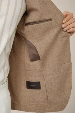 Seide-Cashmere-Sakko Camicia In Meliert