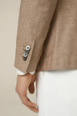 Seide-Cashmere-Sakko Camicia In Meliert
