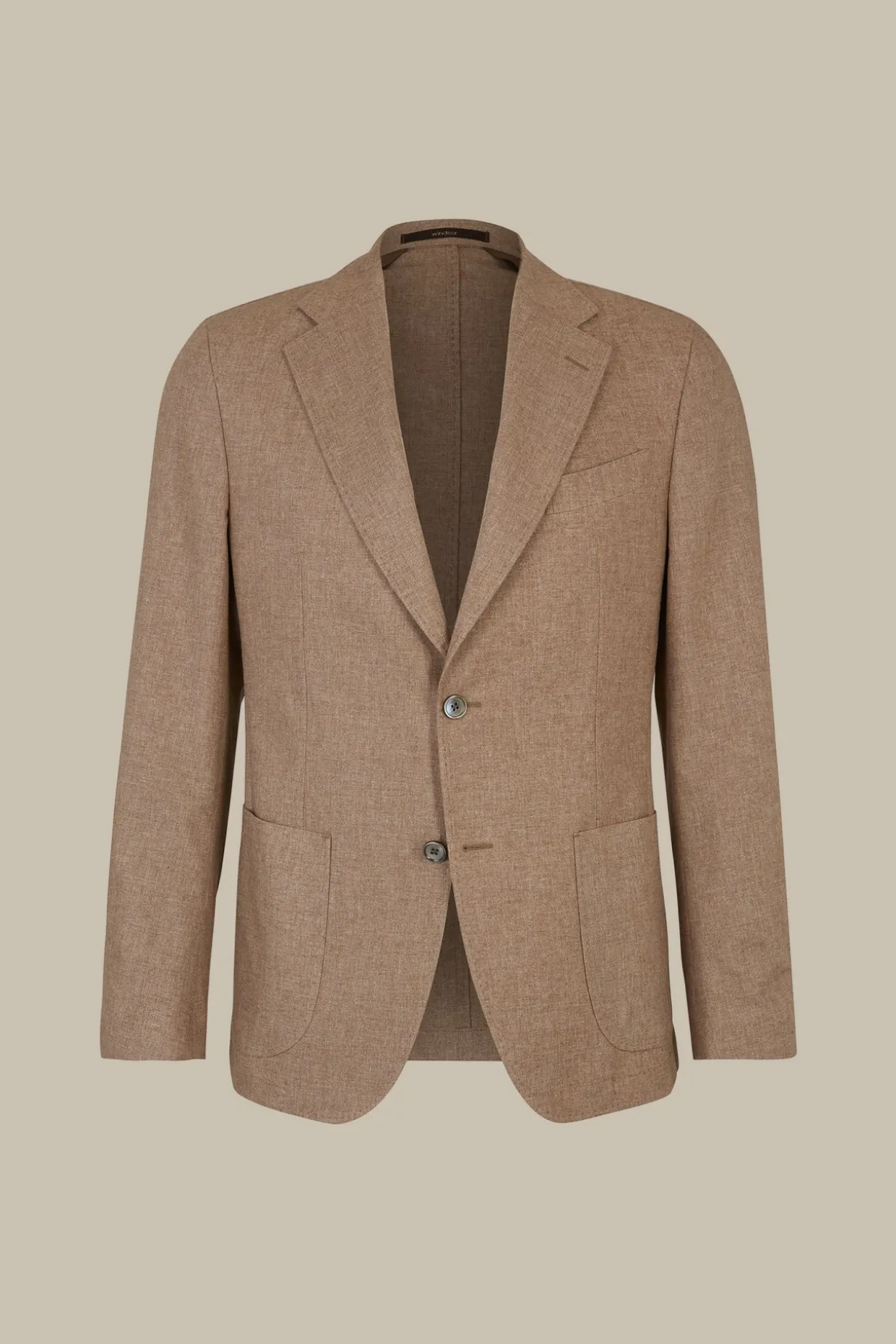 Seide-Cashmere-Sakko Camicia In Meliert