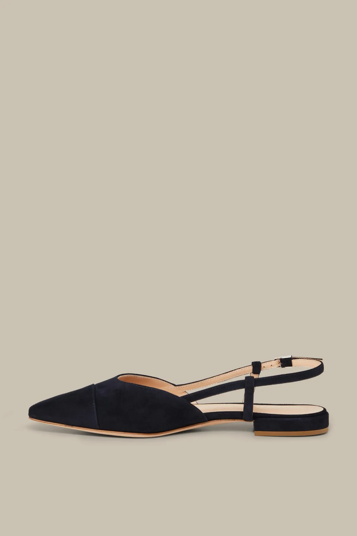 Slingback Aus Ziegenveloursleder In , By Unutzer