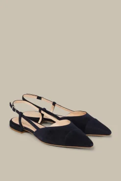 Slingback Aus Ziegenveloursleder In , By Unutzer
