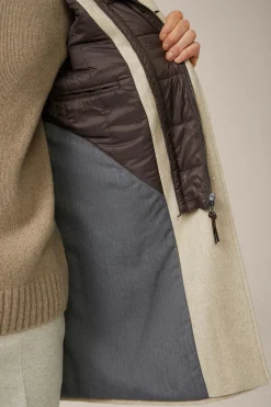 Stehkragen-Mantel Rivano Mit Cashmere Und Lammfellkragen In