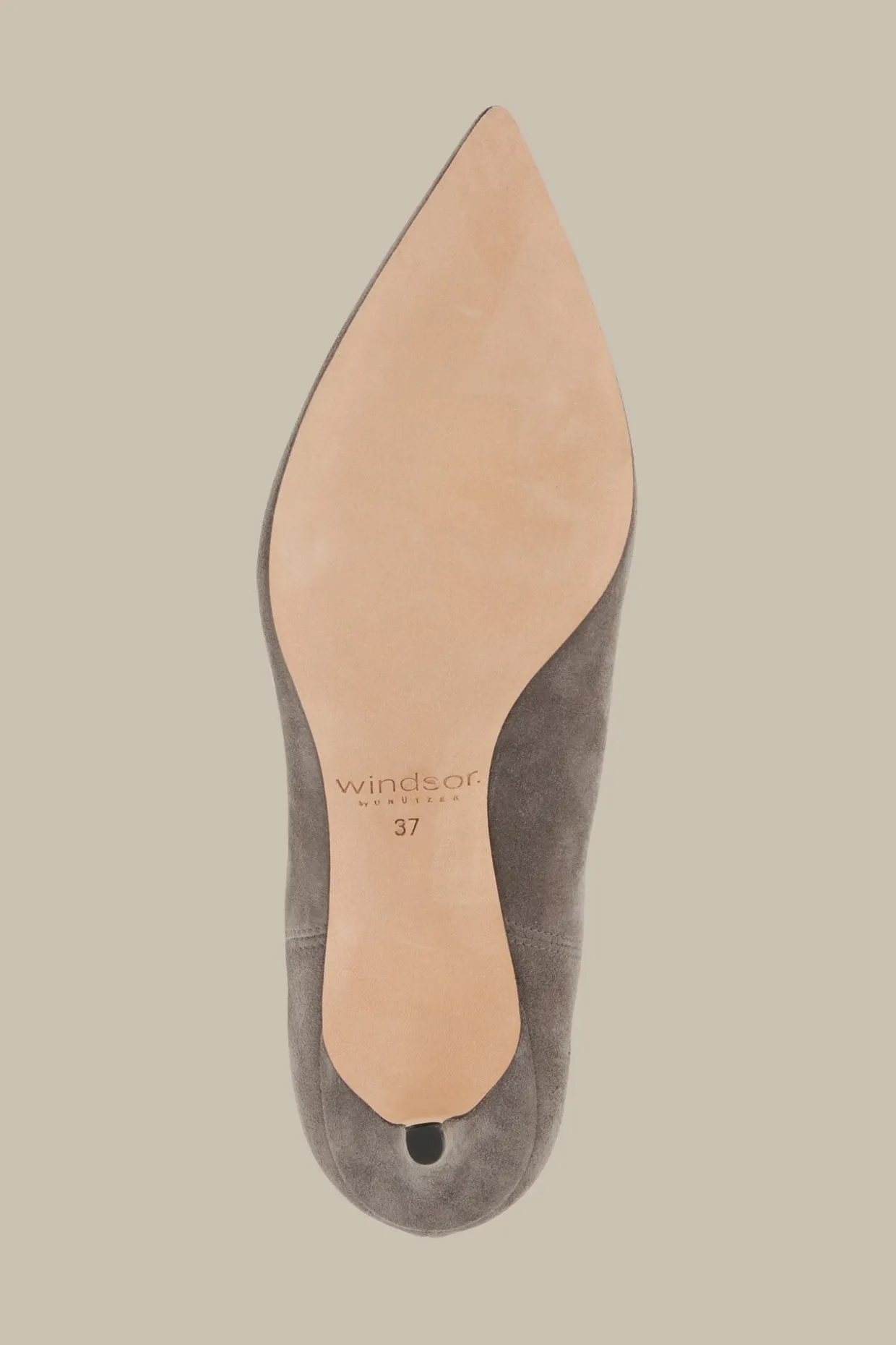 Stiefelette Aus Ziegenveloursleder By Unutzer In