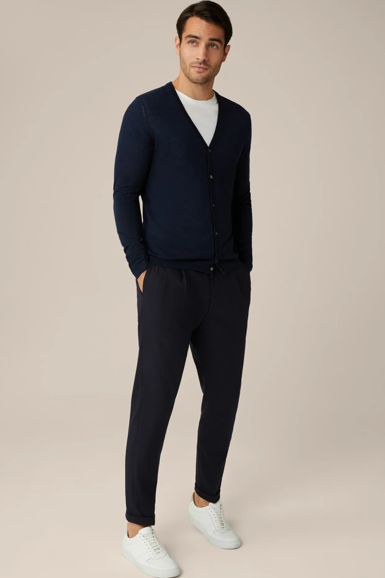 Strick-Cardigan Nando Mit Seide Und Cashmere In