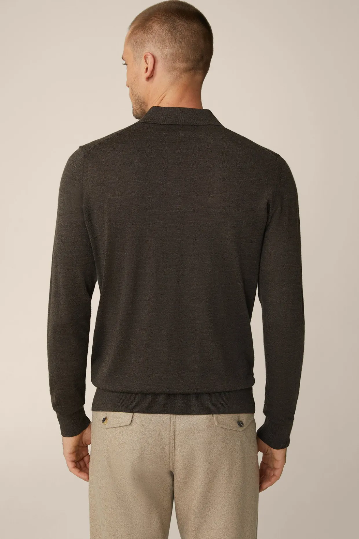 Strick-Poloshirt Nando Mit Seide Und Cashmere In