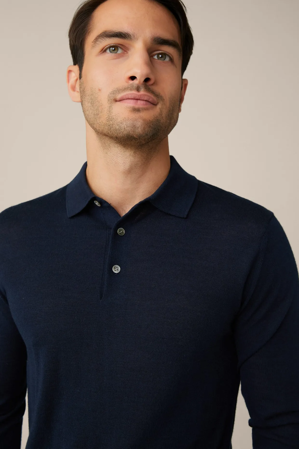 Strick-Poloshirt Nando Mit Seide Und Cashmere In