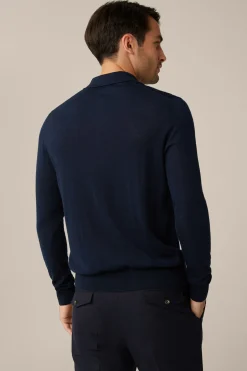 Strick-Poloshirt Nando Mit Seide Und Cashmere In