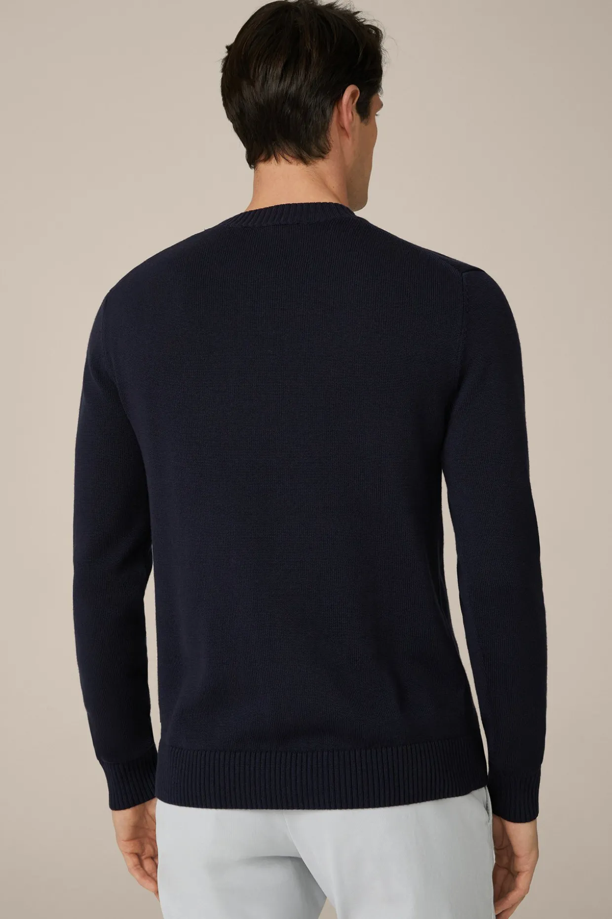 Strick-Pullover Nando Mit Seide Und Cashmere In