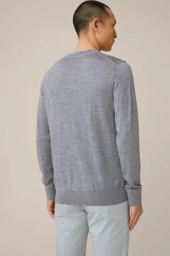 Strick-Pullover Nando Mit Seide Und Cashmere In